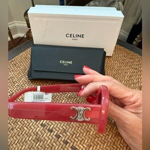 Celine Triomphe 52mm oval Sunglasses